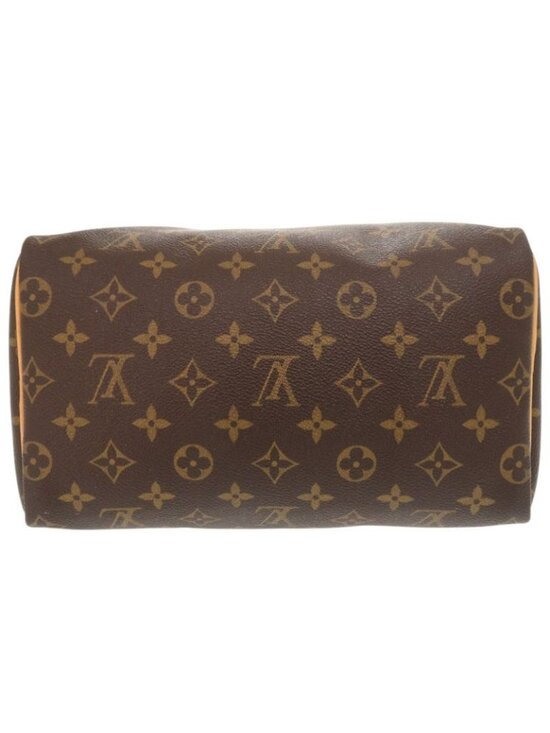 Louis Vuitton 25 Speedy Bag In Brown Monogram Coated Canvas  Louis Vuitton Speedy 25 Monogram Brown Handbag 1117